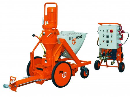 ШТУКАТУРНЫЕ  СТАНЦИИ   PFT G – 500 FE   И  PFT G – 500
